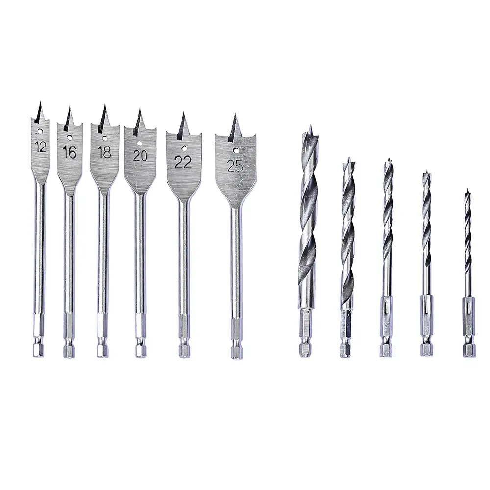 11-delni komplet svedrov za les